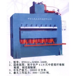 三聚氰胺貼面熱壓機價格、型號、用途信息