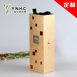 廠家定做高檔紅酒禮品盒 折疊包裝盒 、精裱工業(yè)板禮盒專業(yè)定制