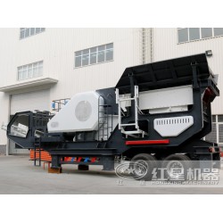 高效率、低成本—車載一體移動石料破碎機