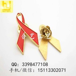 艾滋病徽章，紅絲帶徽章，愛心胸針，慈善機(jī)構(gòu)襟章