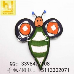 刺繡徽章、肩章、卡通刺繡圖案、水溶繡花