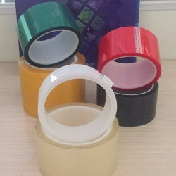 直銷(xiāo)高粘PET耐高溫紅色接駁膠帶