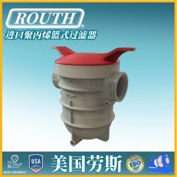 進(jìn)口聚丙烯籃式過濾器 法蘭 精密 氣體 美國勞斯ROUTH